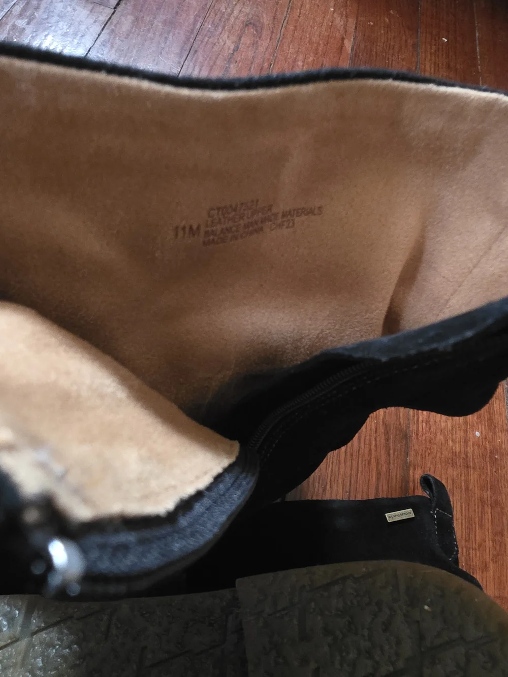 Comfortiva Black Suede Slouch Ankle Boots